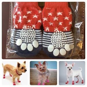 Patriotic Non-Slip Dog Socks